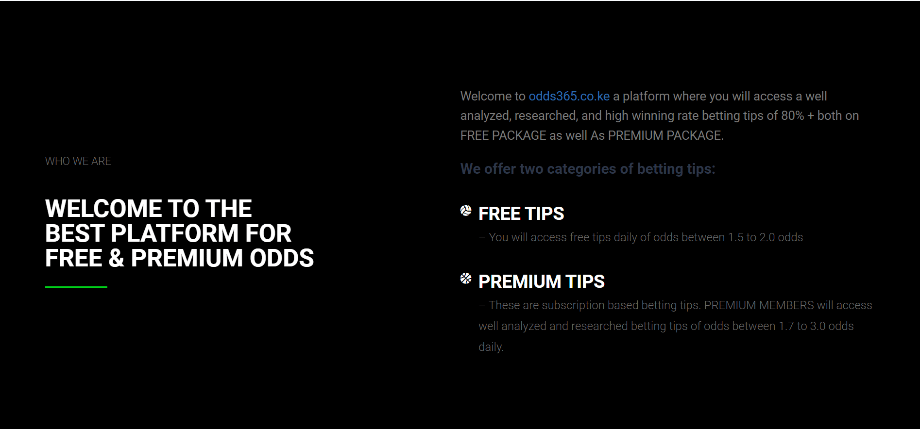 odds365.co .ke website